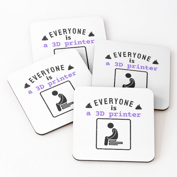 Item preview, everyone is a 3D printer | funny custom designed and sold by DeltaWhiskey-.