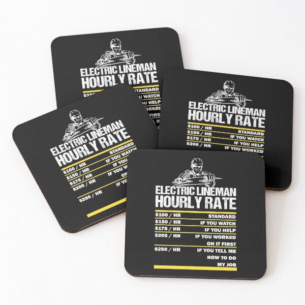 Item preview, Electric Lineman Hourly Rate Lineman Electrical Skills designed and sold by Nessshirts.