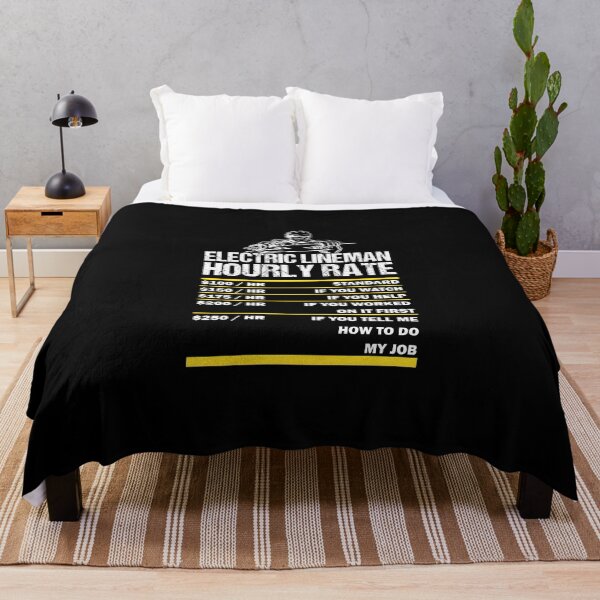Item preview, Electric Lineman Hourly Rate Lineman Electrical Skills designed and sold by Nessshirts.