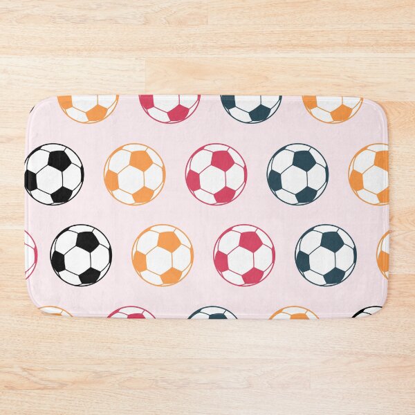 Item preview, Soccer Ball Girl for Soccer Lovers Pattern in Pink  designed and sold by ArtBIU.