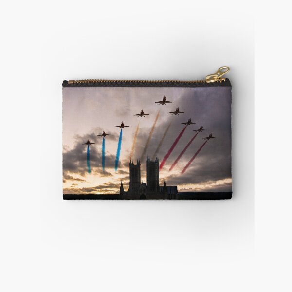 Item preview, Red Arrows over Lincoln Cathedral designed and sold by Airpower Art.
