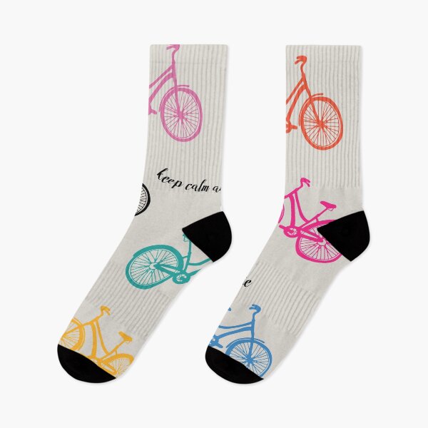 Item preview, Multicolor Bicycles With Slogans designed and sold by okpinsArtDesign.