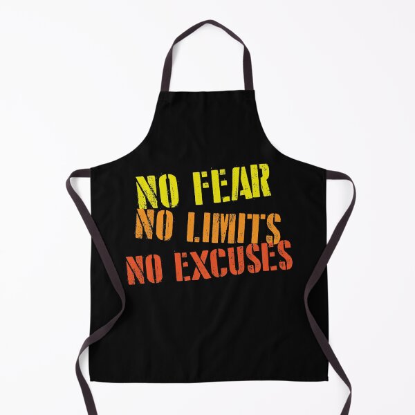 Item preview, no fear no limits no excuses designed and sold by HodnArt.