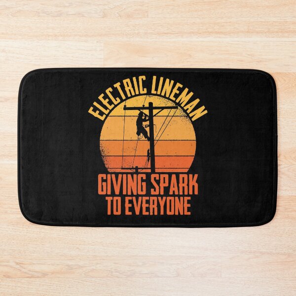 Item preview, Electric Lineman Giving Spark To Everyone Lineworker designed and sold by Nessshirts.
