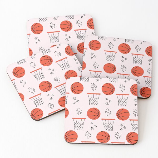 Item preview, Basketball Net Girl for Basketball Lovers Pattern in Pink  designed and sold by ArtBIU.