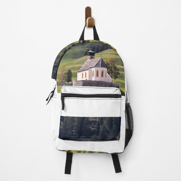 Item preview, Mountain Meadow Chapel Alps Mountains Herbs Lawns Nature Tree House designed and sold by MonArtisteSam.