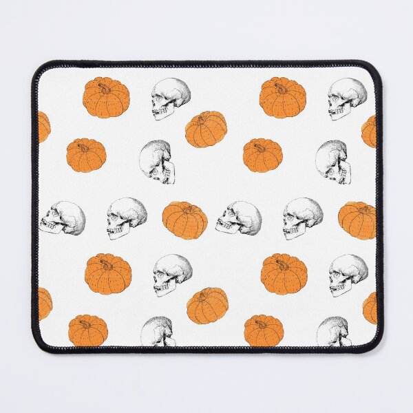 Item preview, Halloween Skull & pumpkin Pattern designed and sold by NocheStudio.