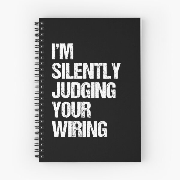 Item preview, I'm Silently Judging Your Wiring Lineman Electrician designed and sold by Nessshirts.