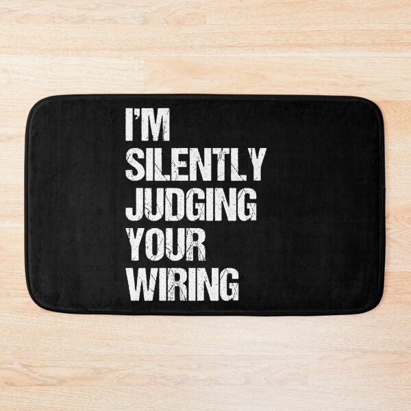 Item preview, I'm Silently Judging Your Wiring Lineman Electrician designed and sold by Nessshirts.