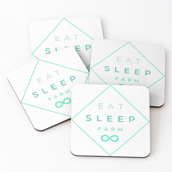 Item preview, Eat Sleep Farm Repeat designed and sold by MYNTLYF.