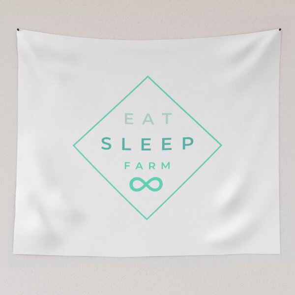 Item preview, Eat Sleep Farm Repeat designed and sold by MYNTLYF.