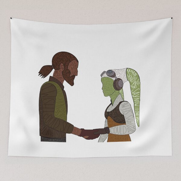 Item preview, Kanan and Hera designed and sold by HeyItsArtsy.