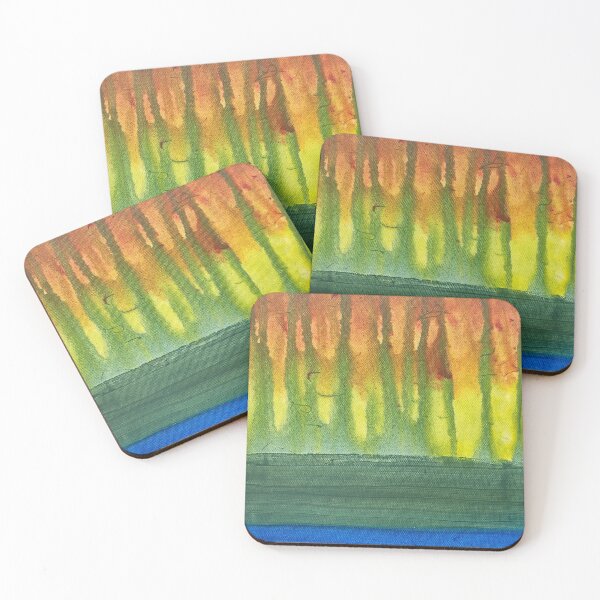 Item preview, Abstract forest in sunset designed and sold by Rebekah Gavra.