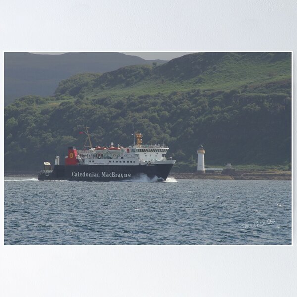 Item preview, MV Lord of the Isles passing Tobermory Lighthouse designed and sold by Jondave.
