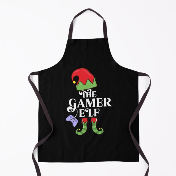 Item preview, Gamer Elf Christmas funny matching group pajama video Games designed and sold by Artsy Apparels.