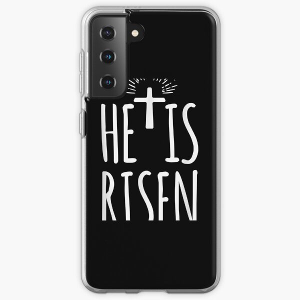 He Is Risen For Men Women Christian Happy Easter Samsung Galaxy Soft Case