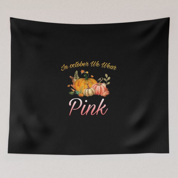 Item preview, In october We Wear Pink Breast Cancer Awareness Pumpkin  designed and sold by Nedskr.