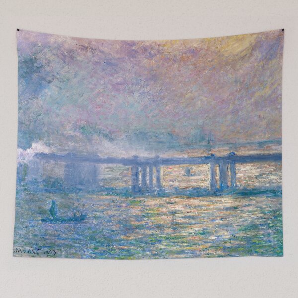 Item preview, Impressionist Art Charing Cross Bridge (1903) by Claude Monet designed and sold by Designedbysm.