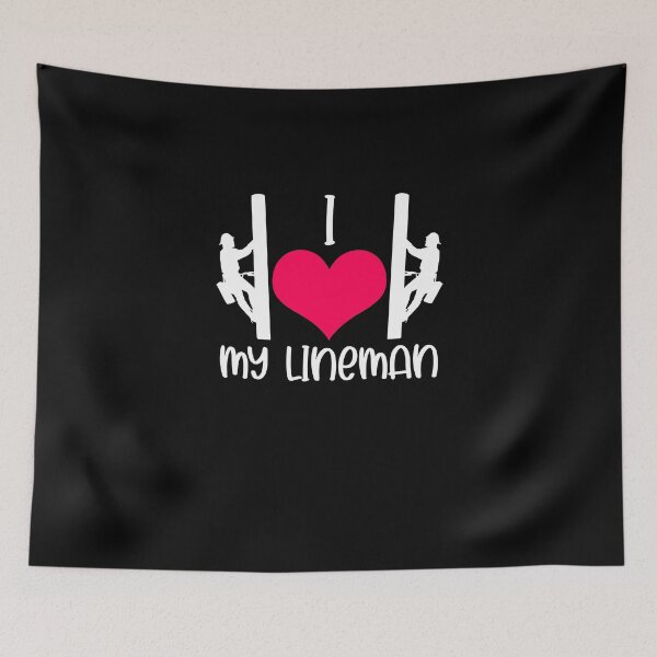 Item preview, I Love My Lineman Wire Installer Electrician Electrical designed and sold by Nessshirts.