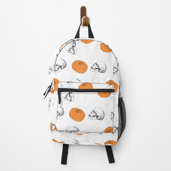 Item preview, Halloween Skull & pumpkin Pattern designed and sold by NocheStudio.