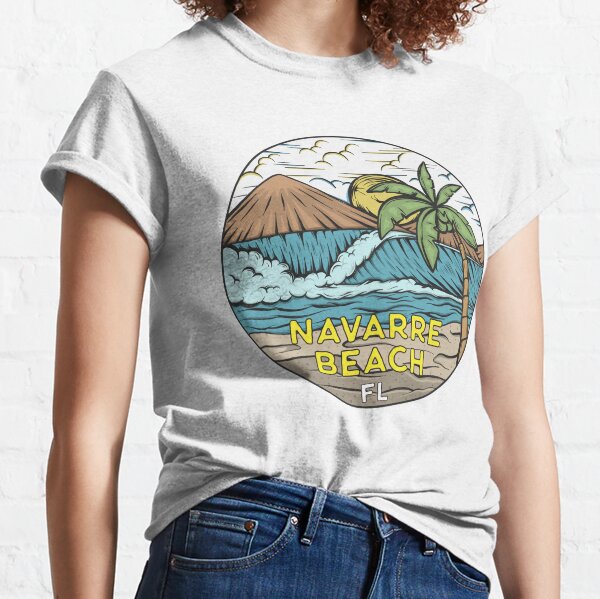 Navarre Beach Fl. Florida Summertime Beach Lovers Souvenir T-Shirt