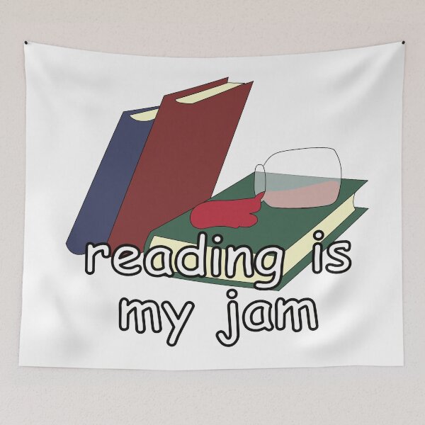 Item preview, Reading is My Jam designed and sold by Horkrux.