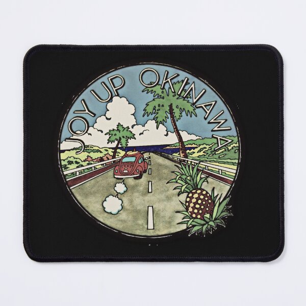 Retro Joy Up Okinawa Japan 1980's themed Tropical Mouse Pad