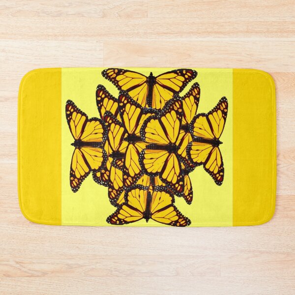 Item preview, YELLOW MONARCH STYLE BUTTERFLIES  YELLOW-GOLD ART designed and sold by sharlesart.