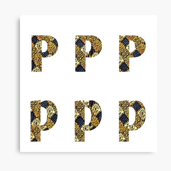 alphabet p canvas prints redbubble