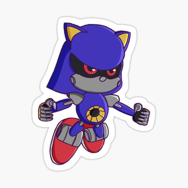 Metal Sonic Menacing | Sticker