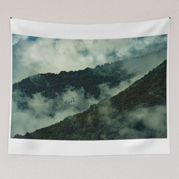 Item preview, Mountain Cable Car with Clouds and Sunlight designed and sold by Mats Silvan.