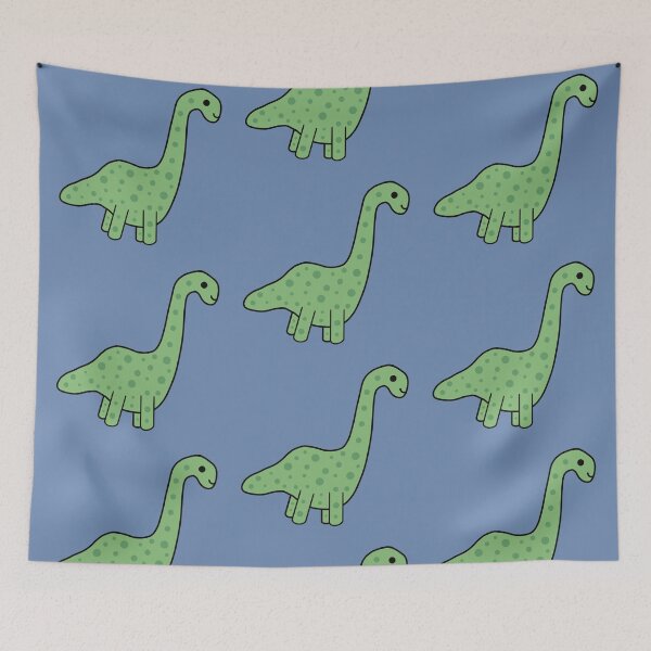 Item preview, Cute Kawaii Brontosaurus Dino designed and sold by KawaiiByDice.