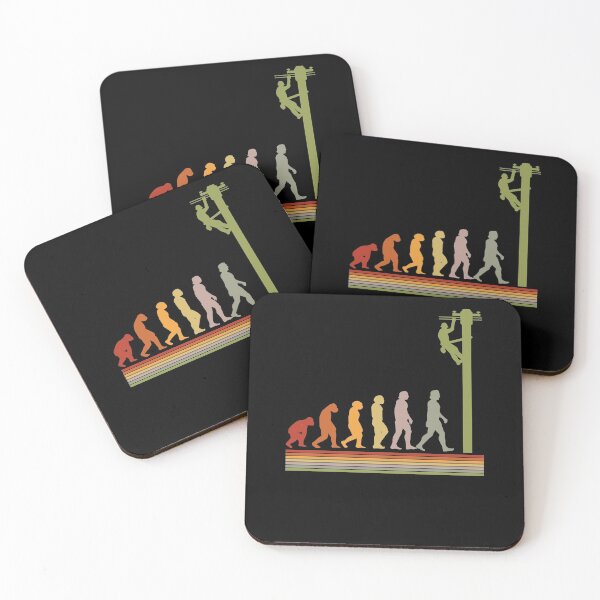 Item preview, Evolution Of Lineman Electrician Electricity Lineworker designed and sold by Nessshirts.