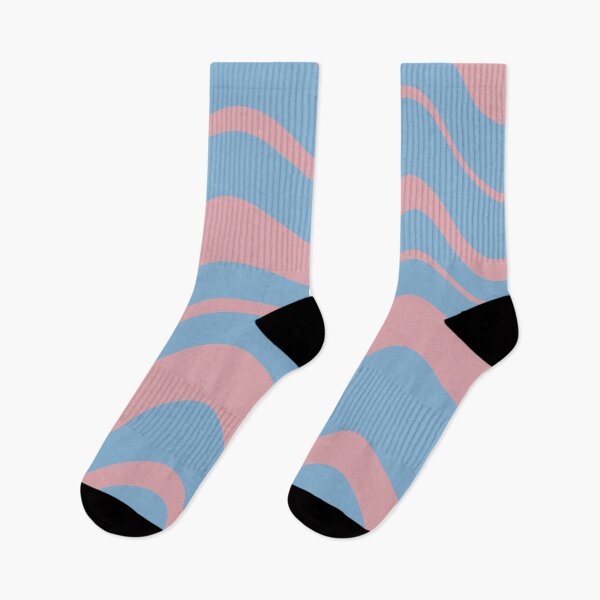 Item preview, Blue and pink wave pattern designed and sold by Smiley-10.
