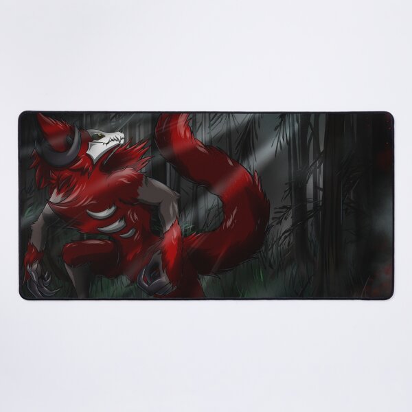 FyreWendigo silent forest Desk Mat