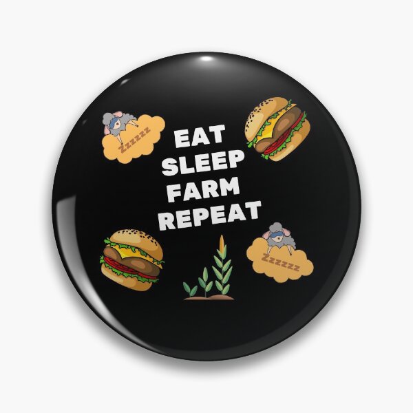 Item preview, Eat Sleep Farm Repeat designed and sold by MYNTLYF.