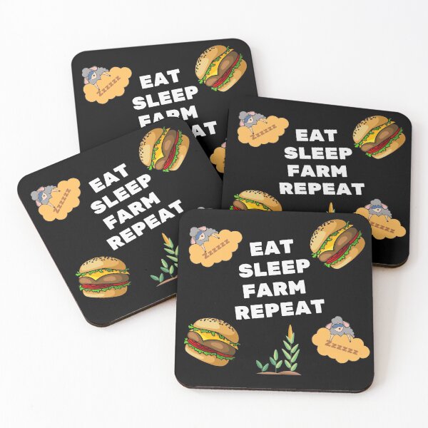 Item preview, Eat Sleep Farm Repeat designed and sold by MYNTLYF.