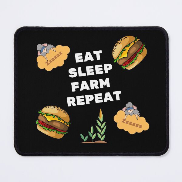 Item preview, Eat Sleep Farm Repeat designed and sold by MYNTLYF.