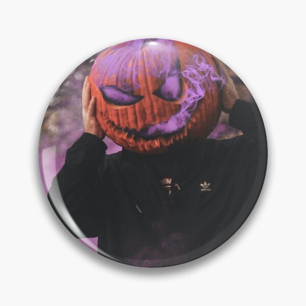 Item preview, PURPLE SMOKE PUMKIN HEAD HALLOWEEN  designed and sold by Estroic.