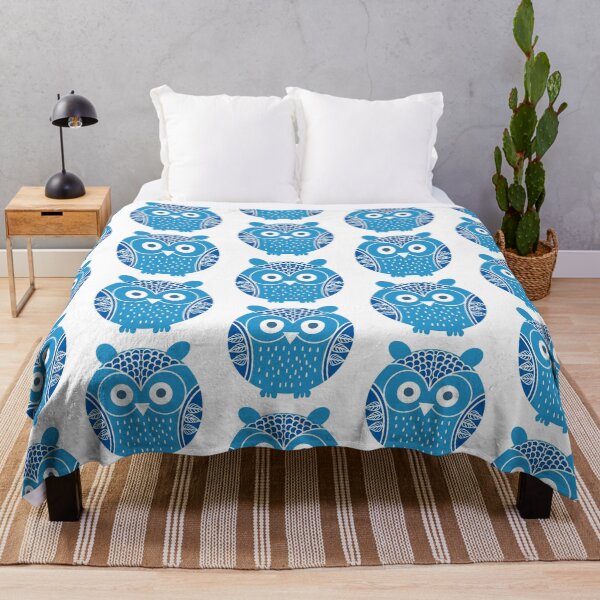 Item preview, Funny Blue Owl designed and sold by creativinchi.