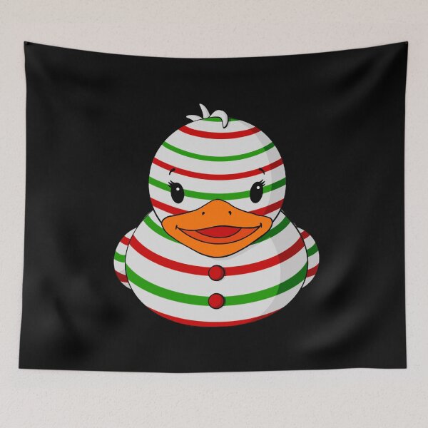 Item preview, Peppermint Rubber Duck designed and sold by Alisha Ober Designs.