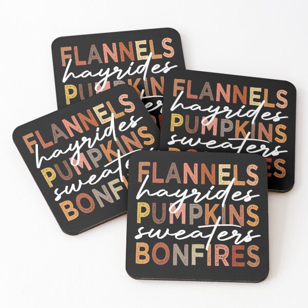 Item preview, Flannels Hayrides Pumpkins Vintage Sweaters Bonfires Autumn designed and sold by hypertee-design.