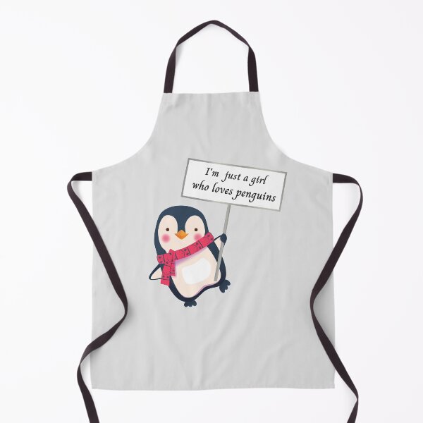 Item preview, Just A girl Who Loves Penguins-Funny Penguin  designed and sold by yourcherryguy.