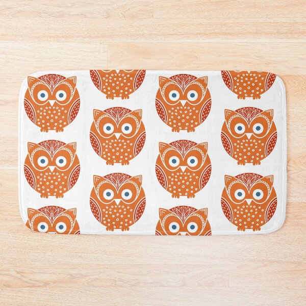 Item preview, Funny orange Hoot Owl designed and sold by creativinchi.