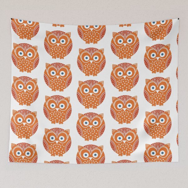 Item preview, Funny orange Hoot Owl designed and sold by creativinchi.