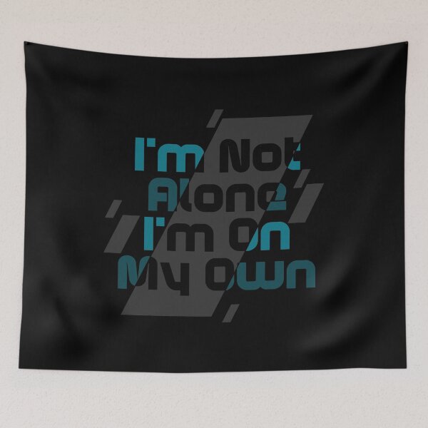 Item preview, Not alone, typography deign designed and sold by Slavic1991.