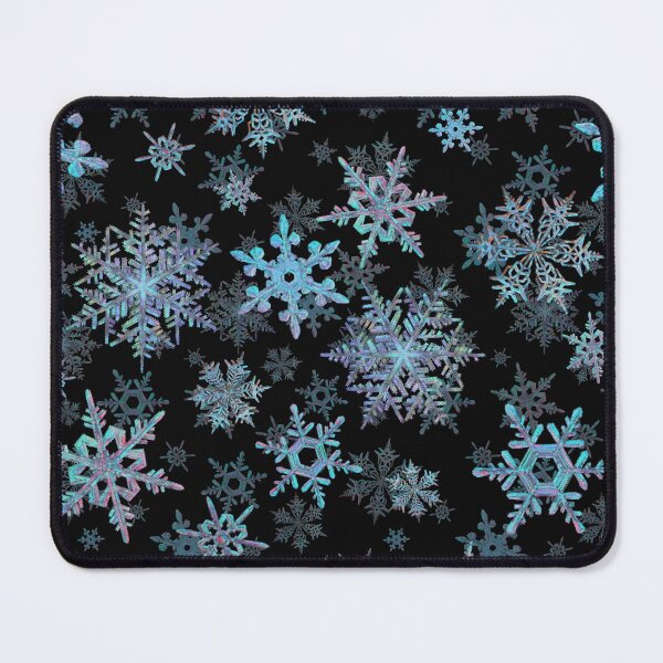 Item preview, Embroidered Snowflakes on dark designed and sold by IvaW.