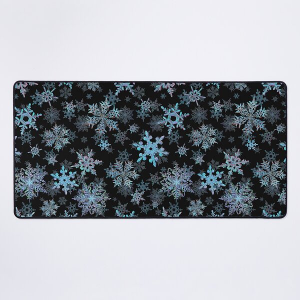 Item preview, Embroidered Snowflakes on dark designed and sold by IvaW.