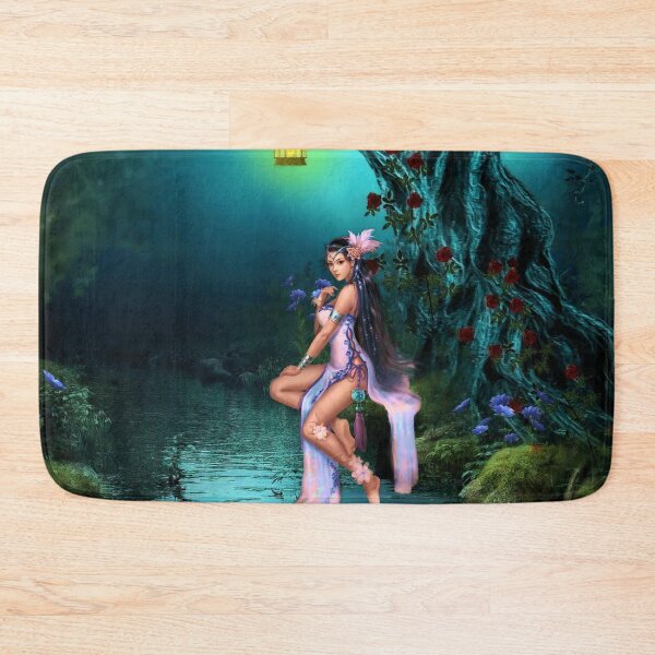 Item preview, Magical stream in the fantasy forest designed and sold by brendanre.
