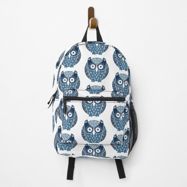 Item preview, Funny navy blue Hoot Owl designed and sold by creativinchi.